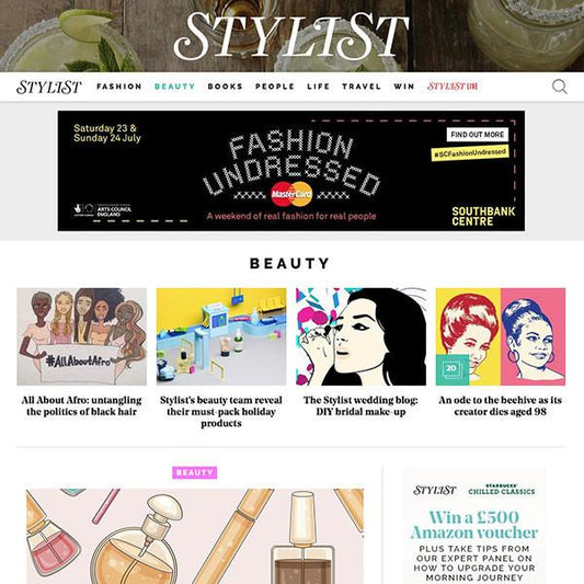 Stylfile shortlisted for Stylist magazine 'Best Beauty Buy' awards