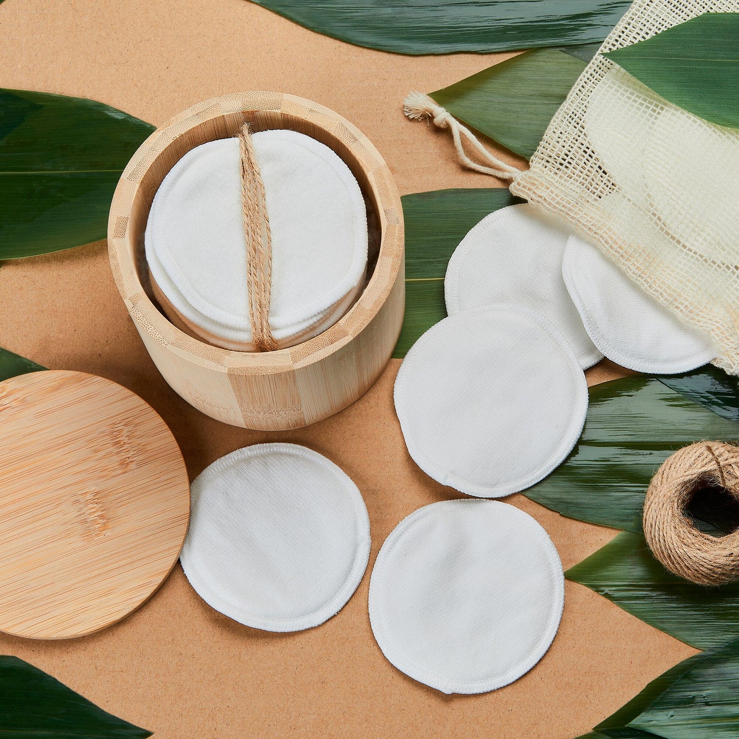 STYLPRO Bamboo Reusable Makeup Pads & Laundry Bag